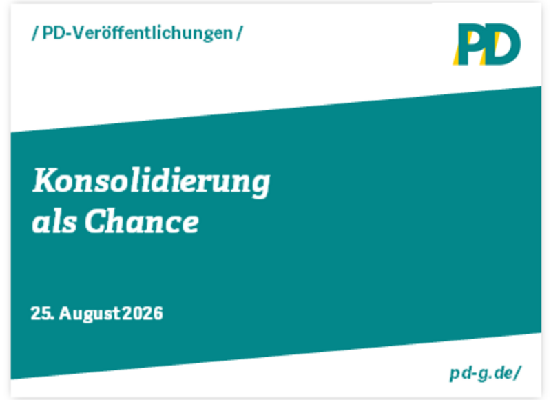 Link zur Veröffentlichung: Konsolidierung als Chance