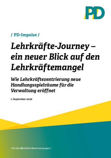 Link zur PD-Impulse-Studie: „Lehrkräfte-Journey – ein neuer Blick auf den Lehrkräftemangel“