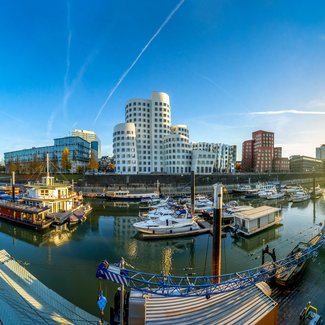Blick auf Düsseldorf
