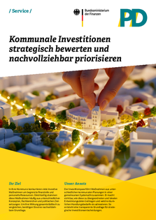 Link zum Flyer: Kommunale Investitionen strategisch bewerten und nachvollziehbar priorisieren
